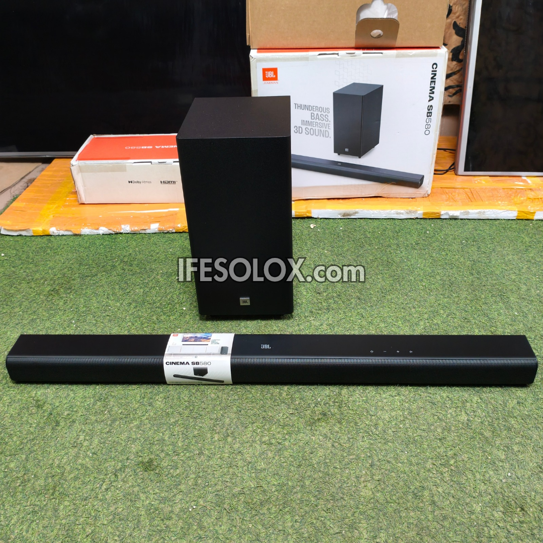 JBL CINEMA SB580 3.1Ch 440W Bluetooth Sound Bar with Wireless Subwoofer - Brand New