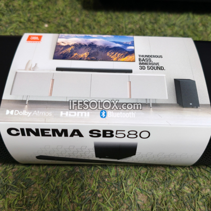 JBL CINEMA SB580 3.1Ch 440W Bluetooth Sound Bar with Wireless Subwoofer - Brand New