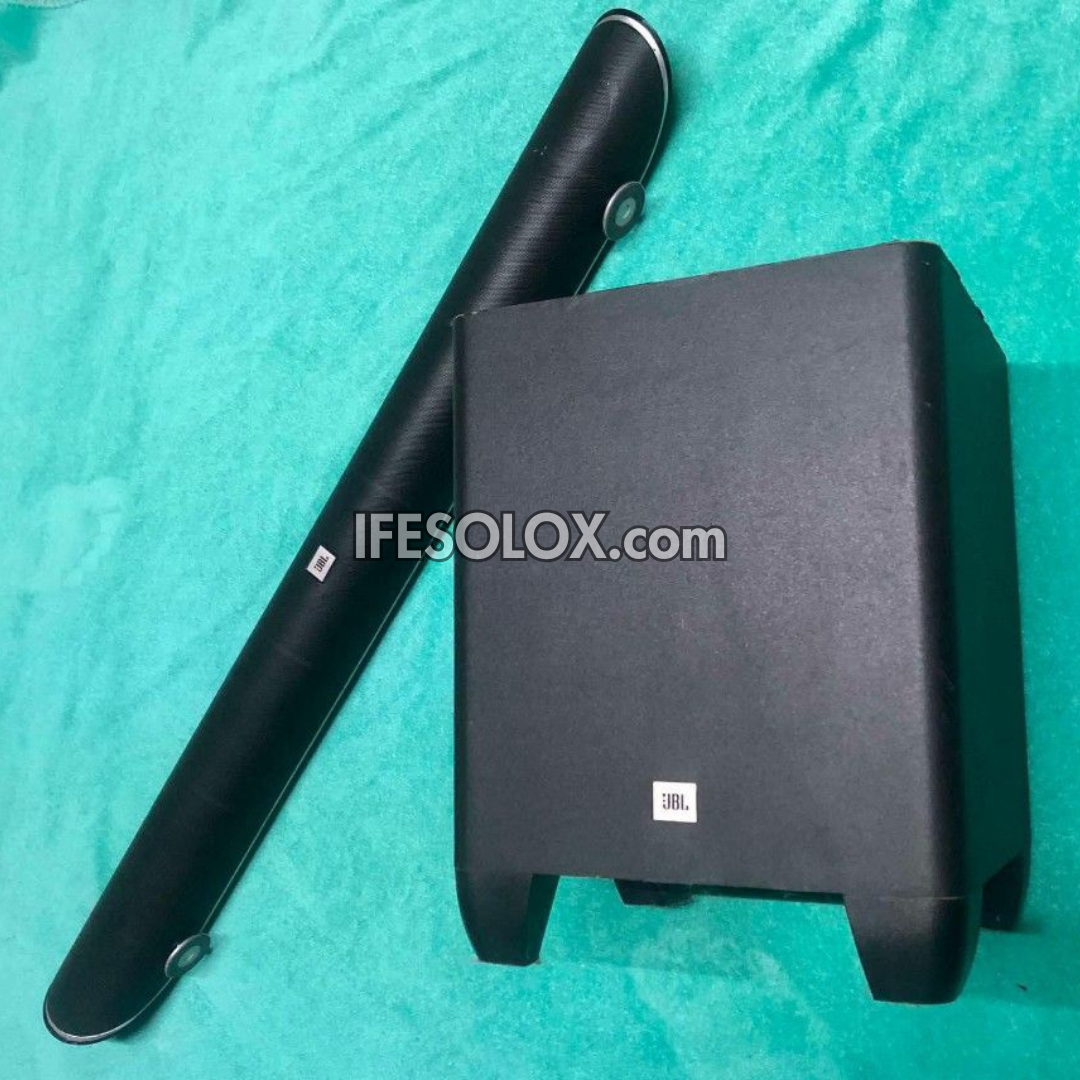 JBL SB250 Cinema 2.1Ch 200W Bluetooth Sound Bar with Wireless Subwoofer, by HARMAN - Foreign Used