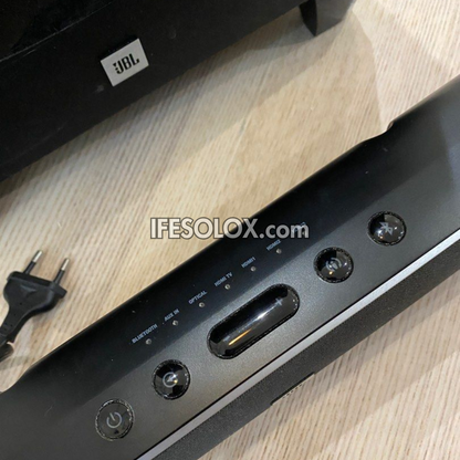 JBL SB400 Cinema 2.1Ch 320W Bluetooth Sound Bar with Wireless Subwoofer, by HARMAN - Foreign Used