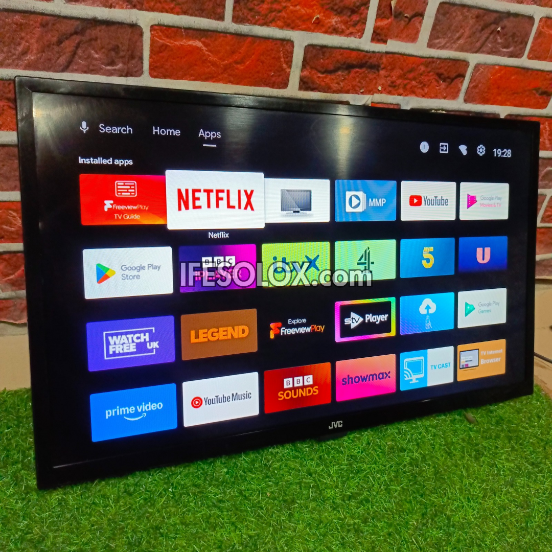 JVC 32 Inch LT-32CA690 Android Full HD Smart TV (Bluetooth, WiFi, Chromecast, Play Store) - London Used
