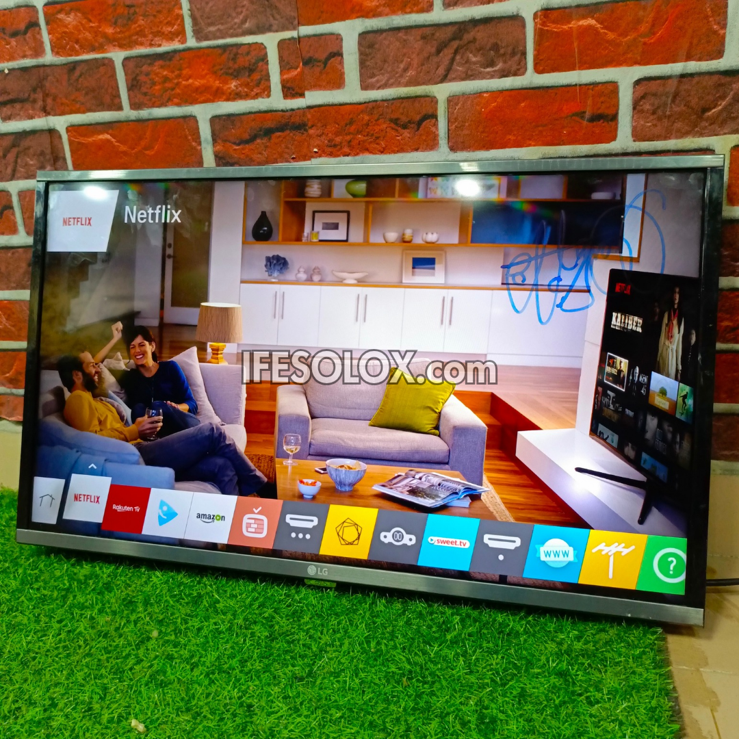 LG 32 Inch 32LF630V webOS 2.0 Smart Satellite Full HD 1080p LED TV with Built-in WiFi, Miracast - UK Used