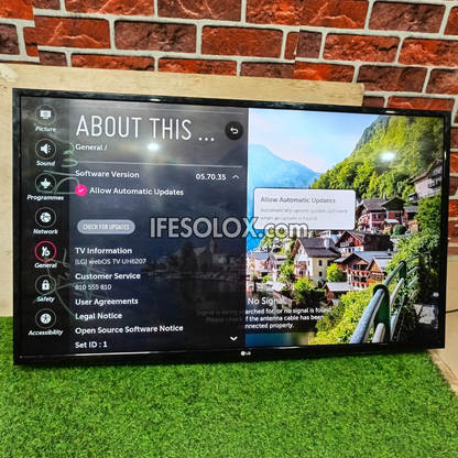 LG 43 Inch 43UH620V Series UHD 4K HDR webOS Smart TV (Built-in WiFi, Miracast) - UK Used