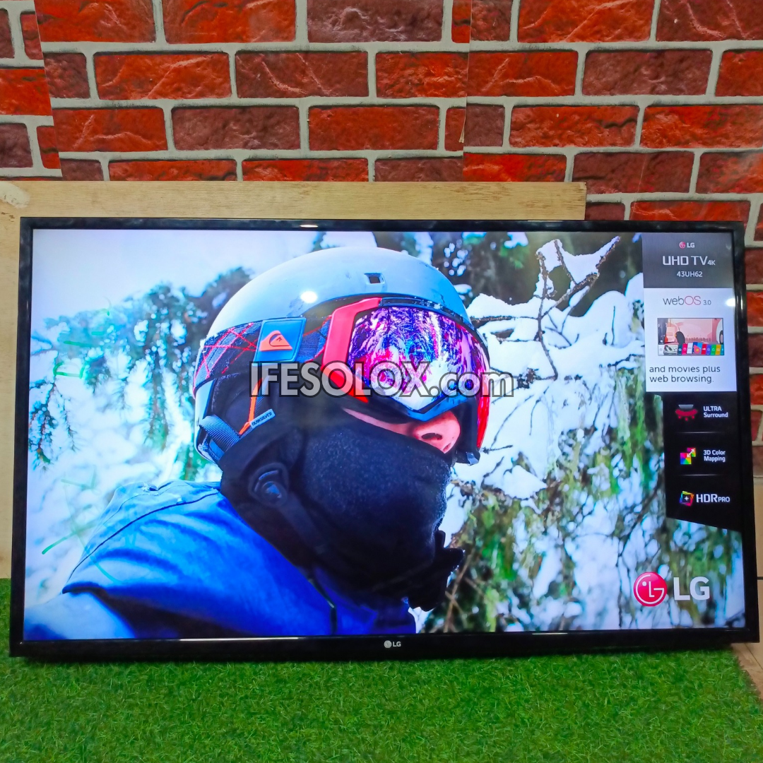 LG 43 Inch 43UH620V Series UHD 4K HDR webOS Smart TV (Built-in WiFi, Miracast) - UK Used