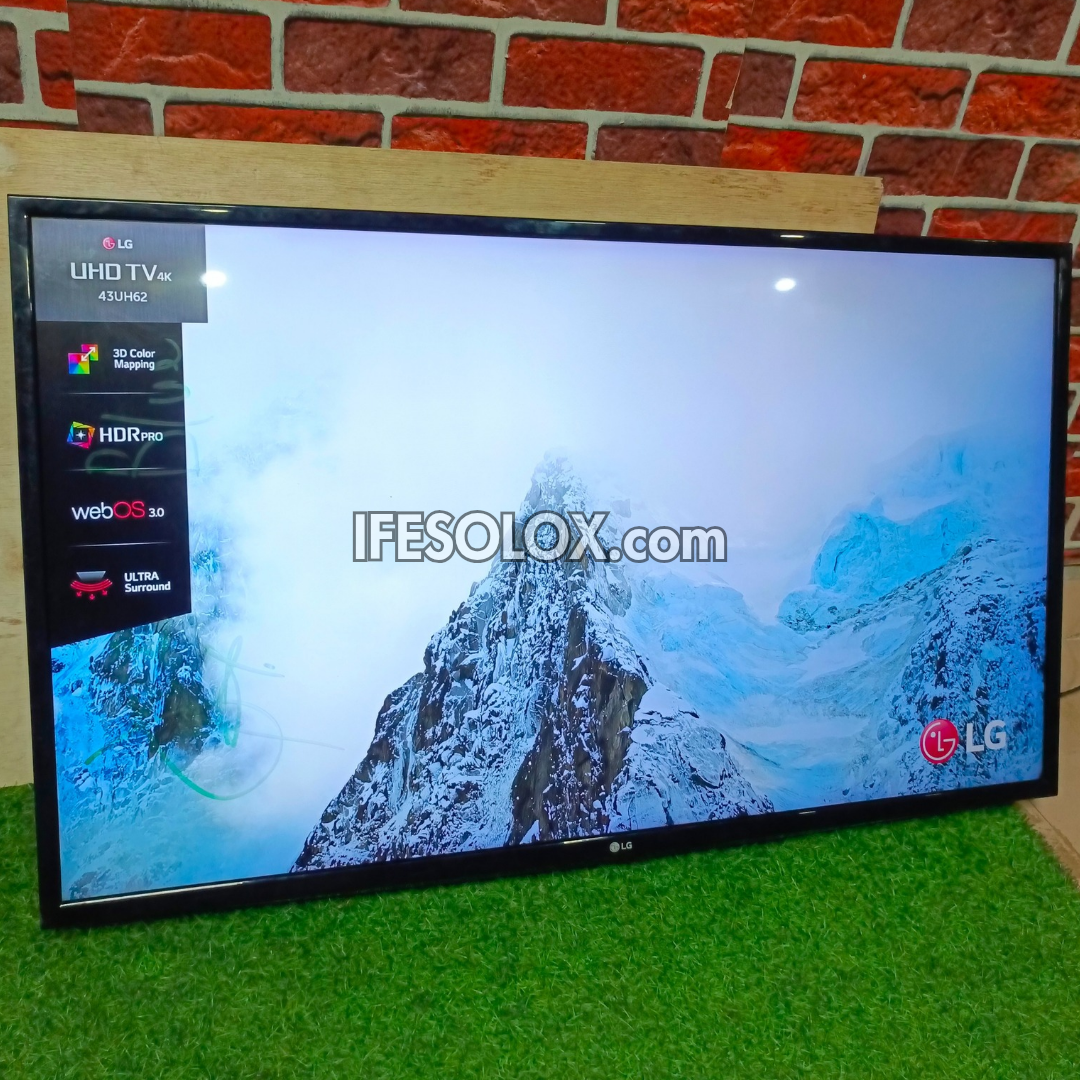 LG 43 Inch 43UH620V Series UHD 4K HDR webOS Smart TV (Built-in WiFi, Miracast) - UK Used