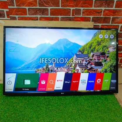 LG 43 Inch 43UH620V Series UHD 4K HDR webOS Smart TV (Built-in WiFi, Miracast) - UK Used