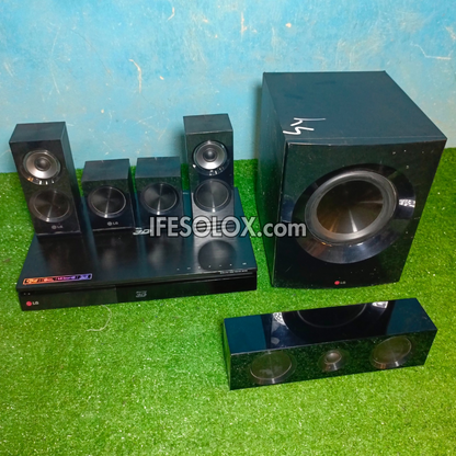 Ensemble complet de cinéma maison LG DH7530T 5.1 canaux 1 200 W Bluetooth Blu-ray 3D DVD (USB, FM, Aux, entrée optique) - Occasion à l'étranger