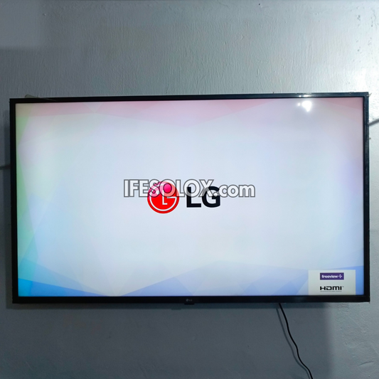 LG 50 Inch 50UN7000 Series Thinq AI webOS Smart 4K UHD Active HDR TV with Bluetooth, Miracast, Airplay 2 - UK Used