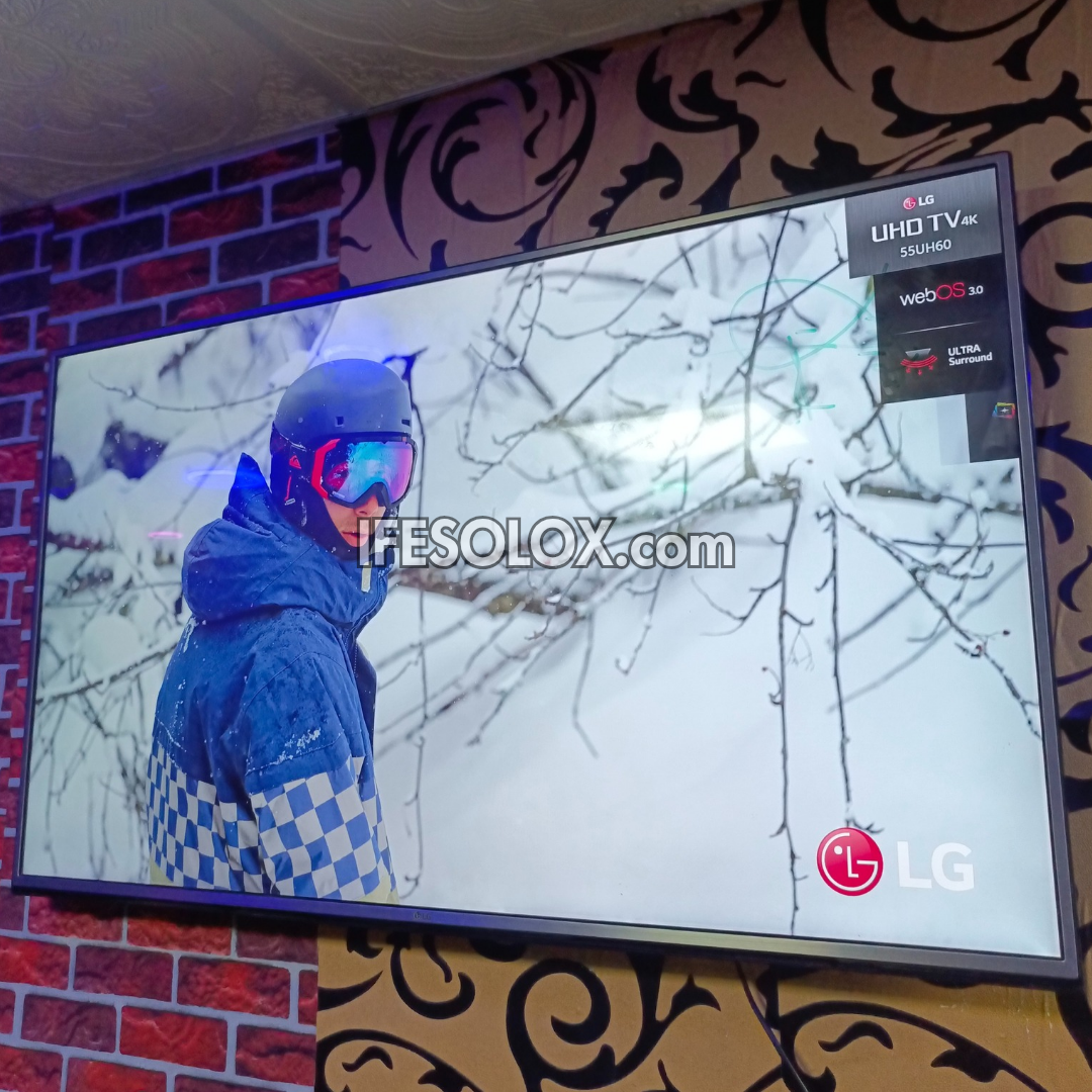 LG 55 Inch 55UH603 Series webOS Smart 4K UHD Active HDR TV (WiFi, Miracast, Netflix, YouTube) - Foreign Used
