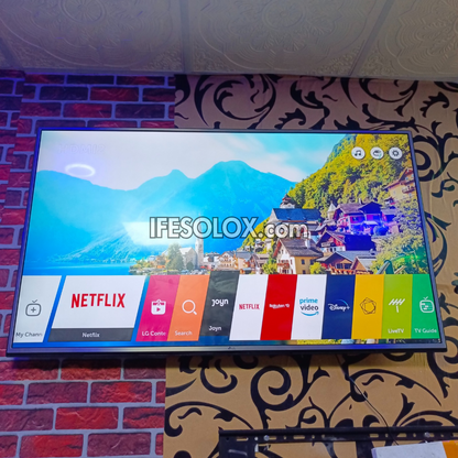 LG 55 Inch 55UH603 Series webOS Smart 4K UHD Active HDR TV (WiFi, Miracast, Netflix, YouTube) - Foreign Used