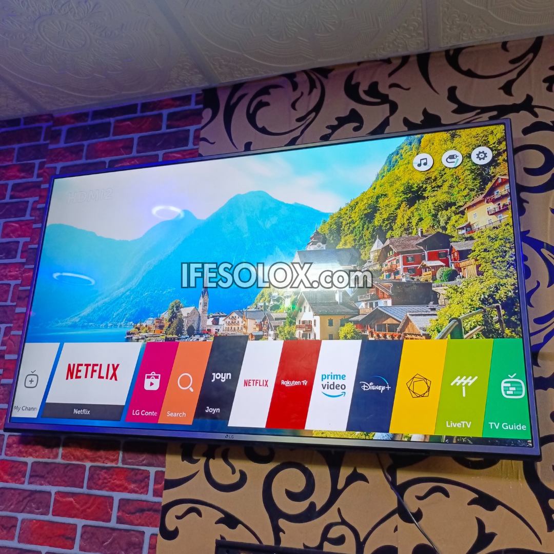 LG 55 Inch 55UH603 Series webOS Smart 4K UHD Active HDR TV (WiFi, Miracast, Netflix, YouTube) - Foreign Used