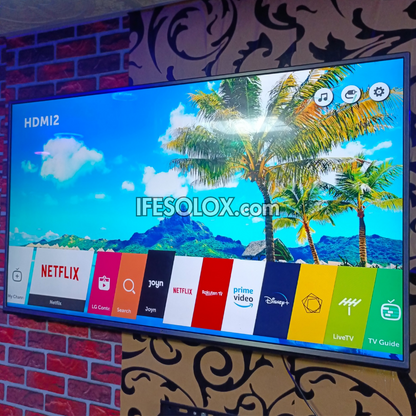 LG 55 Inch 55UH603 Series webOS Smart 4K UHD Active HDR TV (WiFi, Miracast, Netflix, YouTube) - Foreign Used