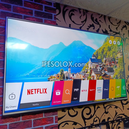 LG 55 Inch 55UH603 Series webOS Smart 4K UHD Active HDR TV (WiFi, Miracast, Netflix, YouTube) - Foreign Used