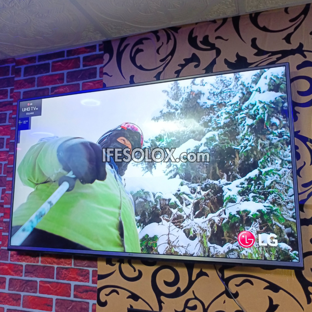 LG 55 Inch 55UH603 Series webOS Smart 4K UHD Active HDR TV (WiFi, Miracast, Netflix, YouTube) - Foreign Used