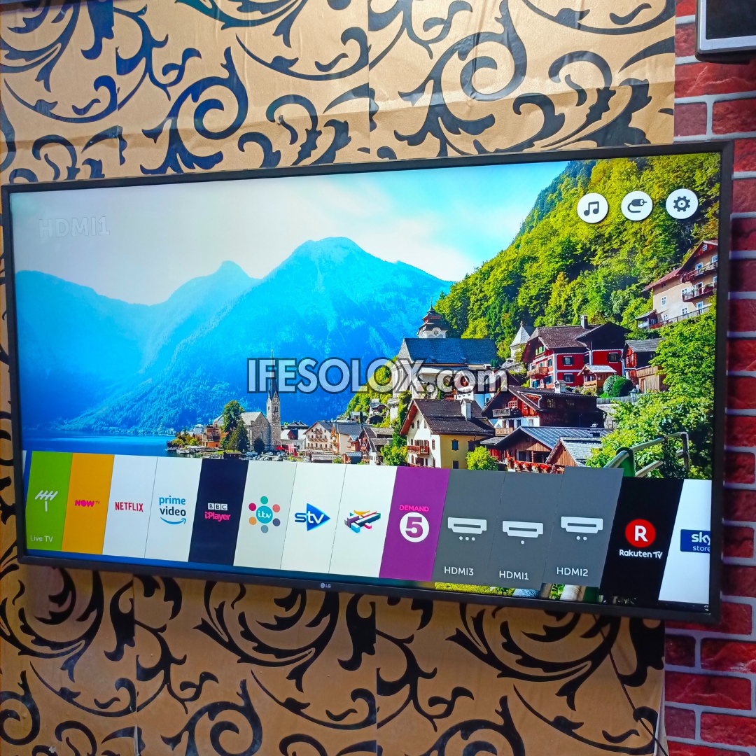 LG 60 Inch 60UJ630V AI ThinQ 4K UHD webOS Smart TV (Bluetooth, WiFi, Screen Mirroring) - Foreign Used