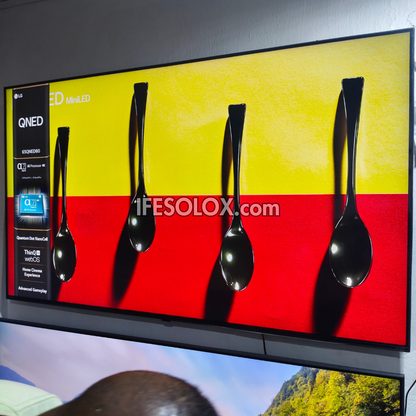 LG 65 Inch QNED80 Series, Quantum Dot, NanoCell and Mini-LED webOS Smart 4K QNED TV - Foreign Used