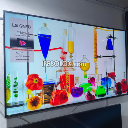 LG 65 Inch QNED81 Quantum Dot, NanoCell webOS Smart 4K UHD Frameless TV (Bluetooth, WiFi, Gaming TV) - Foreign Used