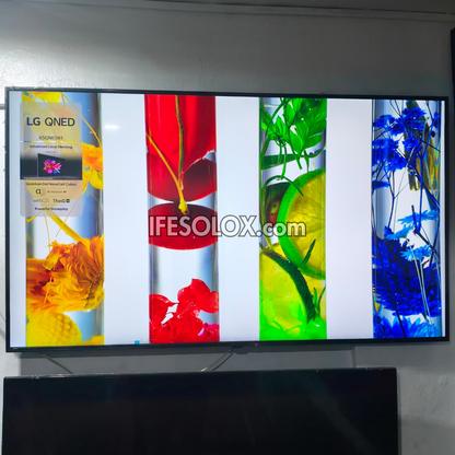 LG 65 Inch QNED81 Quantum Dot, NanoCell webOS Smart 4K UHD Frameless TV (Bluetooth, WiFi, Gaming TV) - Foreign Used