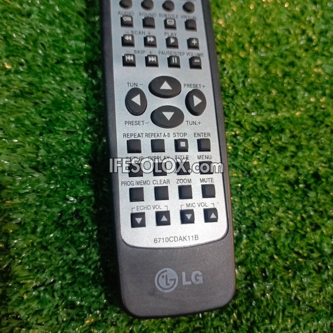 LG 6710CDAK11B Generic Home Theater Remote Control for all LG Home Theaters