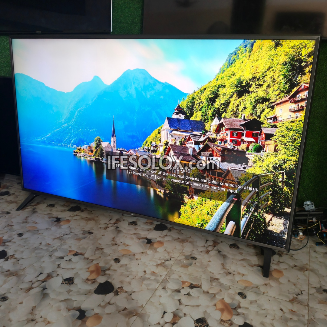 LG 75 inch 75UN70 Series ThinQ AI webOS Smart 4K UHD TV (Bluetooth, Wi-Fi, Miracast, AirPlay) - Foreign Used
