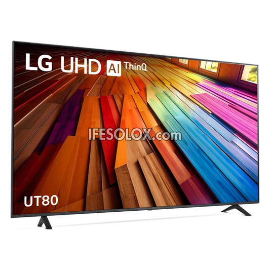 LG 86 Inch UT80 Series AI Thinq webOS Smart 4K UHD 2024 Frameless TV + 2 Years Warranty - Brand New