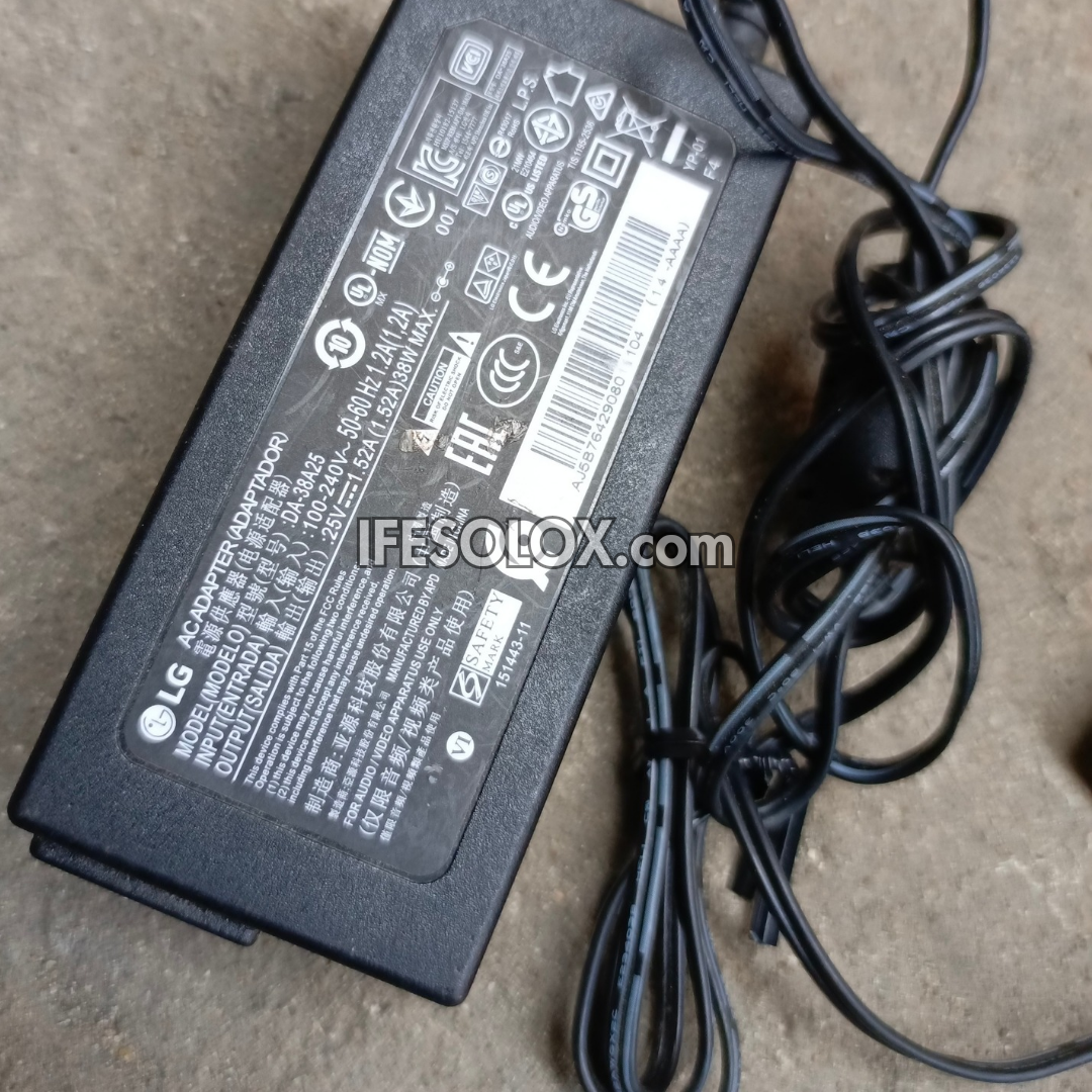 LG 25V 1.52A Power Adapter for LG Sound Bars - Foreign Used