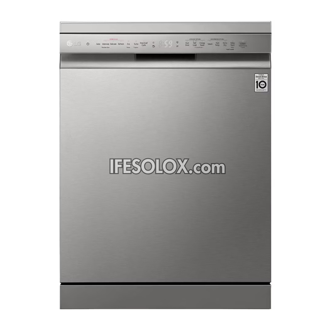 LG DFB532FP QuadWash™ Inverter Steam Dishwasher with SmartThinQ, 14-place Setting, A++ Energy - Brand New