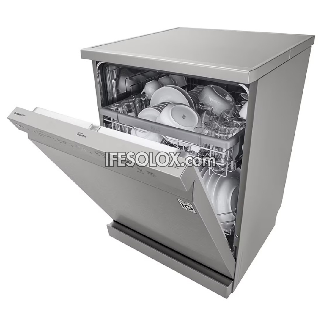 LG DFB532FP QuadWash™ Inverter Steam Dishwasher with SmartThinQ, 14-place Setting, A++ Energy - Brand New