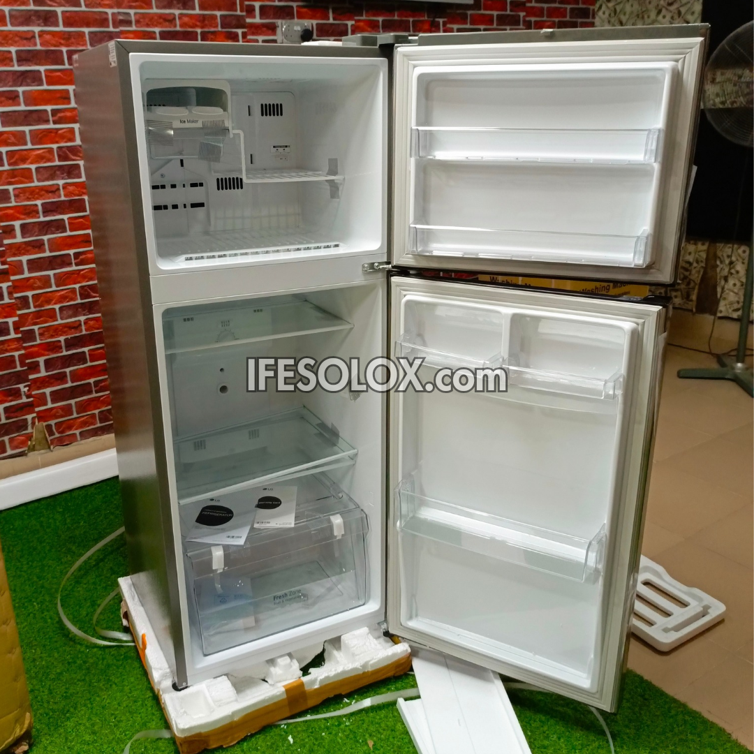 LG GL-C252SLBB 260L Smart Inverter Top-Freezer Double Door Refrigerator + 2 Years Warranty - Brand New