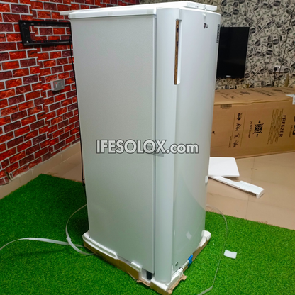 LG GN-304SQ 168L Turbo Freeze Smart Inverter Upright Freezer (White) with Low Voltage Stability - Brand New