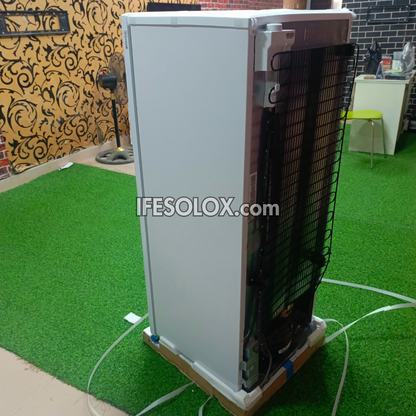 LG GN-304SQ 168L Turbo Freeze Smart Inverter Upright Freezer (White) with Low Voltage Stability - Brand New
