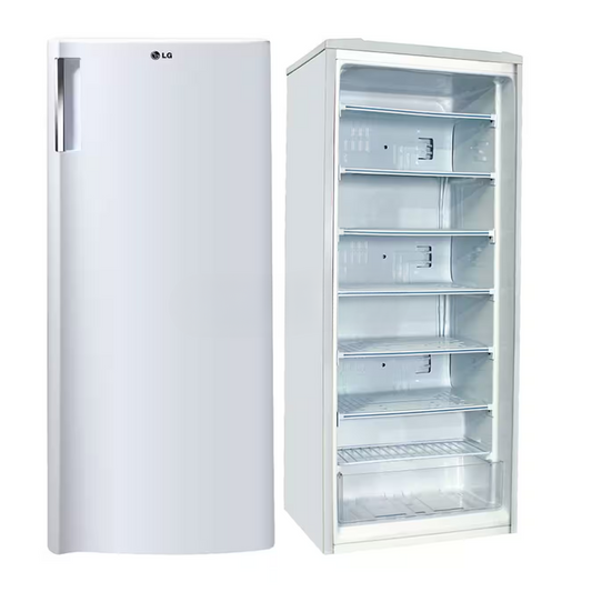Congélateur vertical intelligent à onduleur turbo de 168 L LG GN-304SQ (blanc) avec stabilité à basse tension - Tout neuf