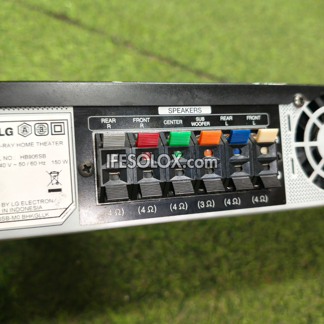 LG HB906SB 5.1Ch 1100 Watts Blu-ray 3D DVD Home Theater Machine Head (USB, FM, Aux, Optical in) - Foreign Used