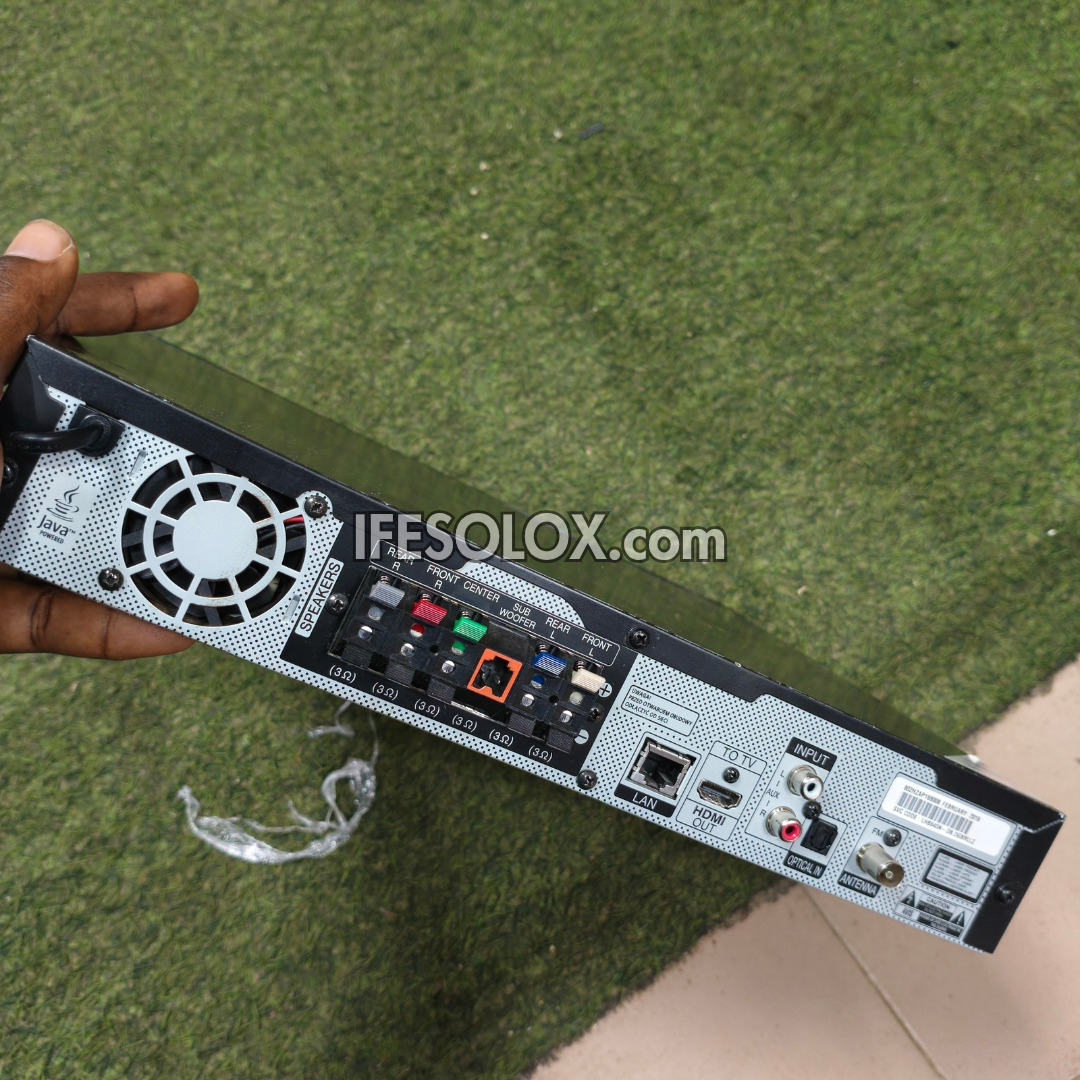 LG LHB645 5.1Ch 1000Watts Bluetooth Blu-ray 3D DVD Home Theater Machine Head (USB, FM, Aux, Optical in) - Foreign Used