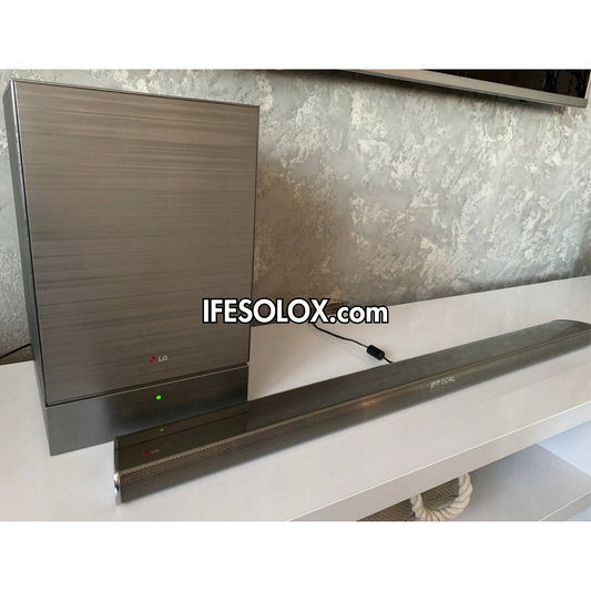 LG NB4540 4.1Ch 320W Super Surround Slim Bluetooth Sound Bar with Wireless Subwoofer - Foreign Used