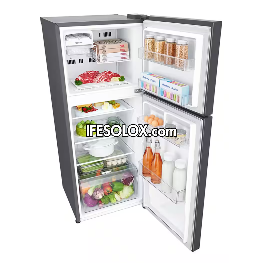 LG GL-C252SLBB 260L Smart Inverter Top-Freezer Double Door Refrigerator + 2 Years Warranty - Brand New