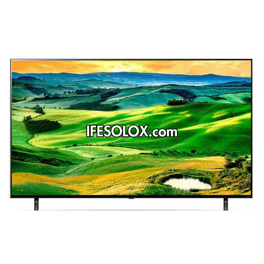 LG 55 inch QNED80 Series, Quantum Dot and NanoCell AI Thinq Smart 4K TV + 2 Years Warranty - Brand New