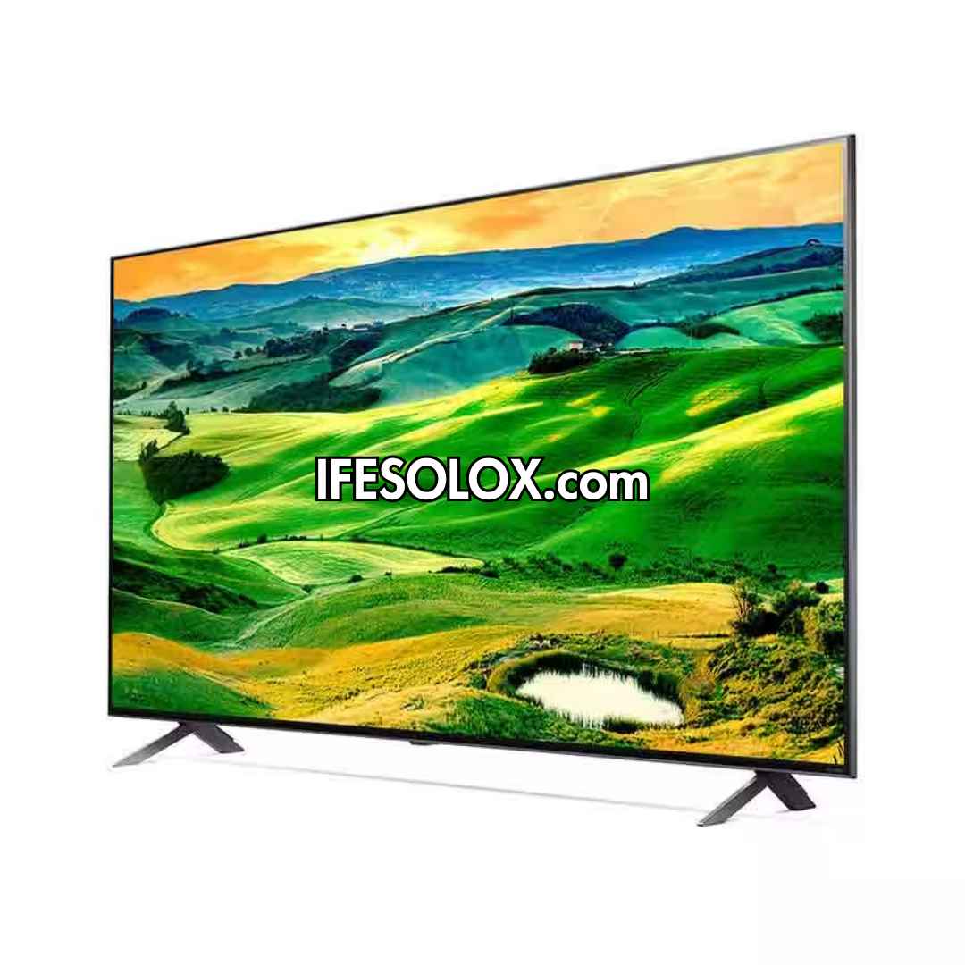 LG 55 inch QNED80 Series, Quantum Dot and NanoCell AI Thinq Smart 4K TV + 2 Years Warranty - Brand New