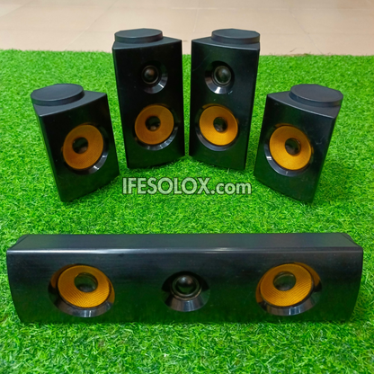 LG S75B1-F, S75B1-S 4Ohms Home Theater Surround Speakers Complete Set - Foreign Used