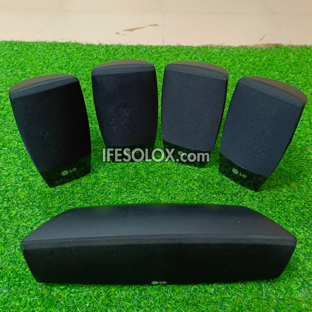 LG SH53SH-S 4Ohms Home Theater Surround Speakers Complete Set - Foreign Used
