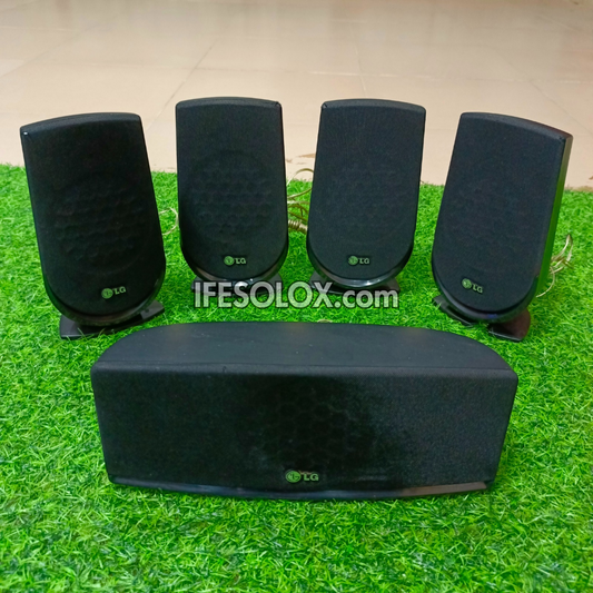 LG SH86SH-S 3Ohms Home Theater Surround Speakers Complete Set - Foreign Used