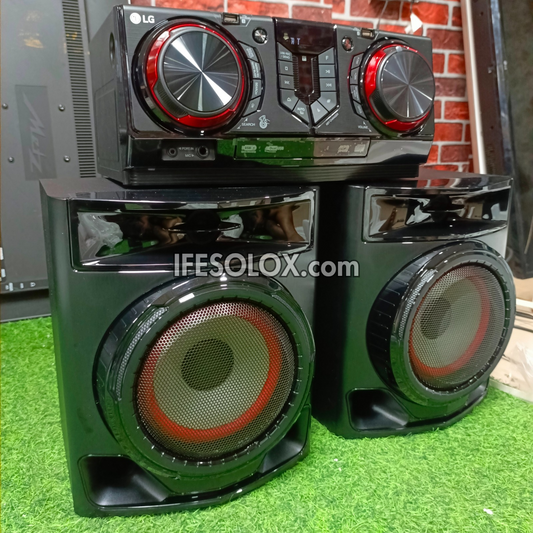 LG XBOOM CJ44 480W HiFi CD + Karaoke + Auto DJ Bluetooth Home Theater - Brand New