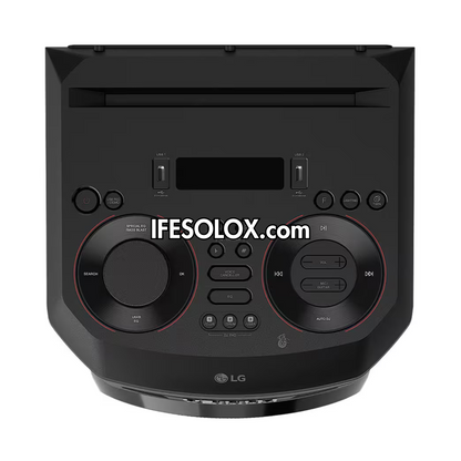 LG XBOOM RNC5 Super Bass Blast Bluetooth HiFi Home Theater + Karaoke Mic & Guitar Input, DJ App - Brand New
