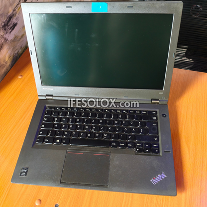 Lenovo ThinkPad L440 14" Business Laptop with Intel Core i5 4th Gen, 4GB DDR3 SDRAM, 500GB HDD - Foreign Used