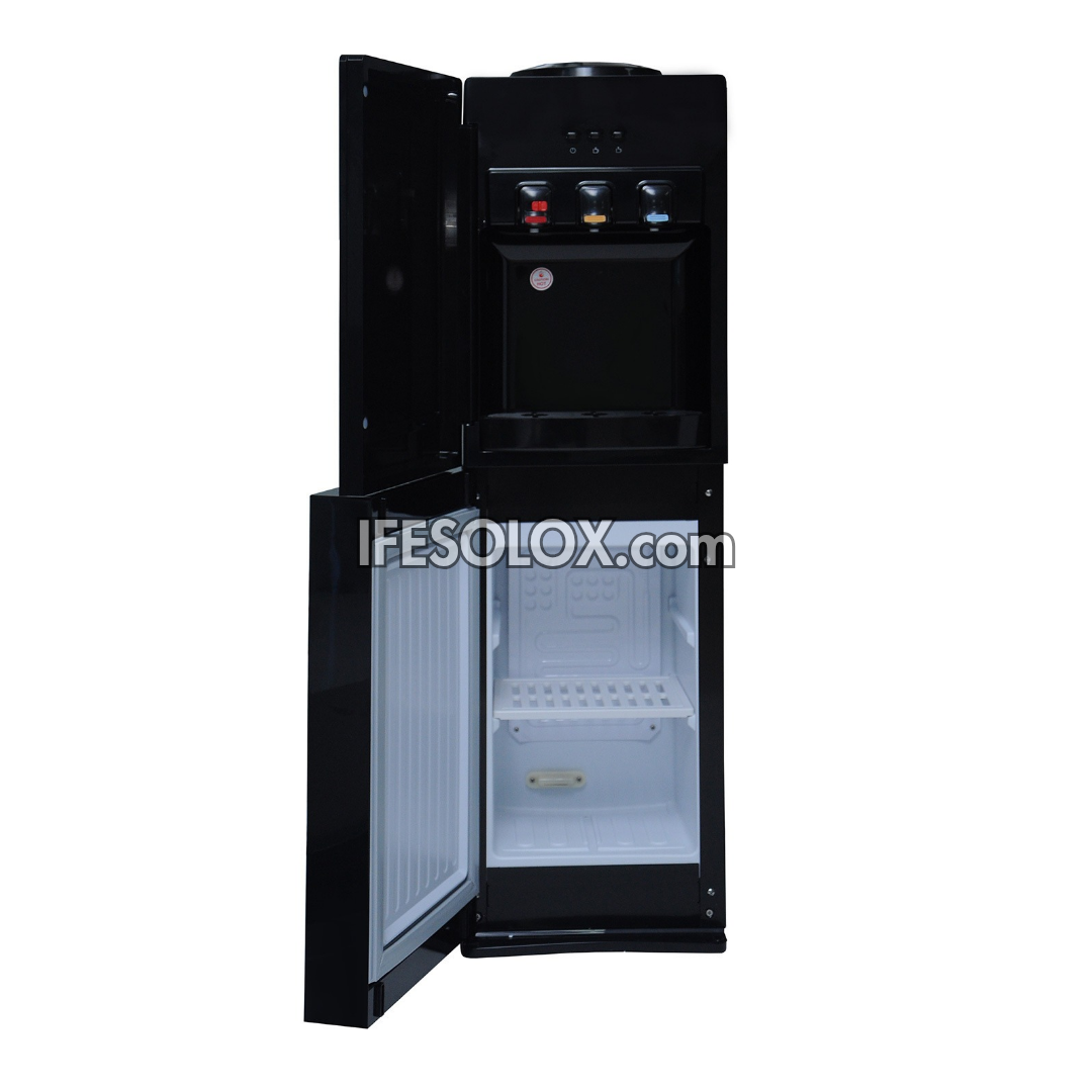 MAXI 1730S-B Water Dispenser with 3 Faucets and Refrigerator - Brand New