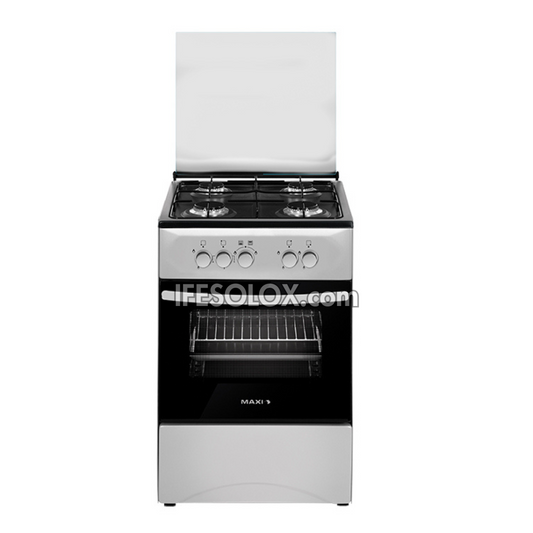 MAXI 50x50 Oven Gas Cooker with 4 Gas Burners (INOX) - Brand New