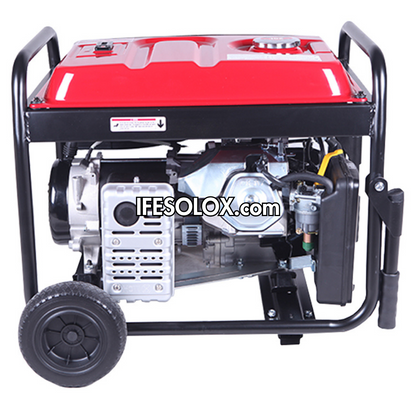 MAXI E65KWH 8.1KVA Pure Copper Key Start Gasoline Generator with Tire and Handles - Brand New