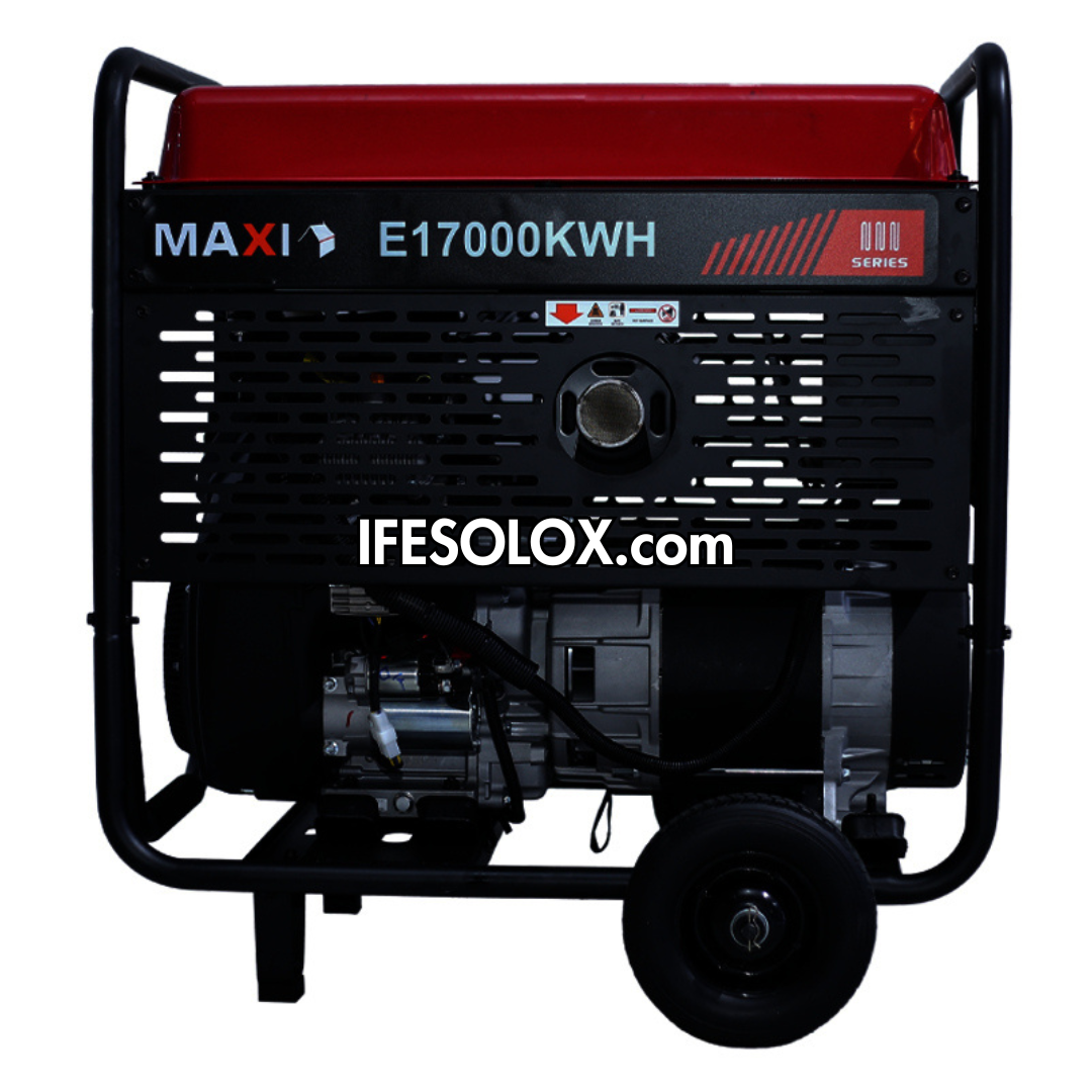 MAXI E17000KWH 21.25KVA Pure Copper Key Start Gasoline Generator with 3 PHASES - Brand New
