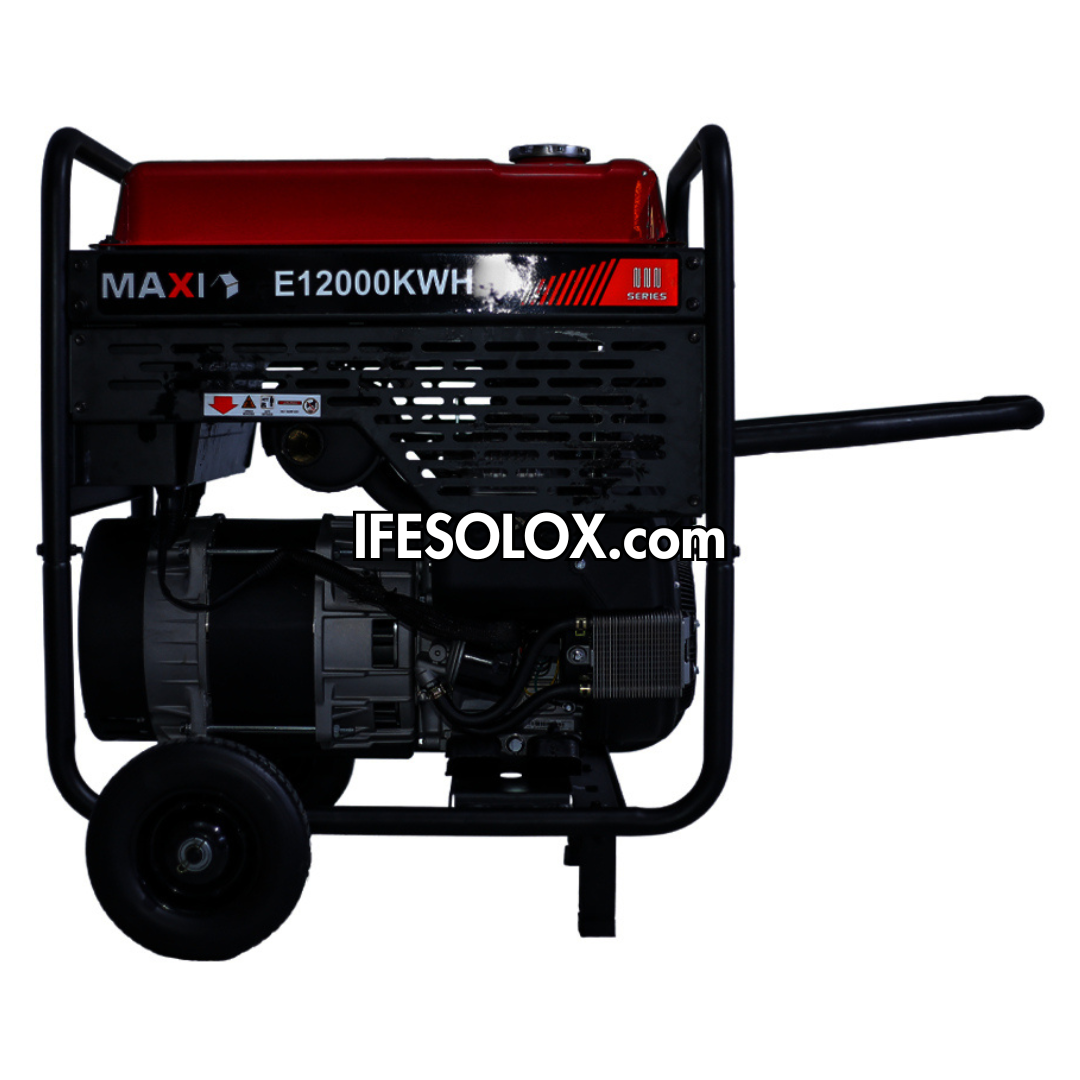 MAXI E12000KWH 15KVA Pure Copper Key Start Gasoline Heavy Duty Generator - Brand New