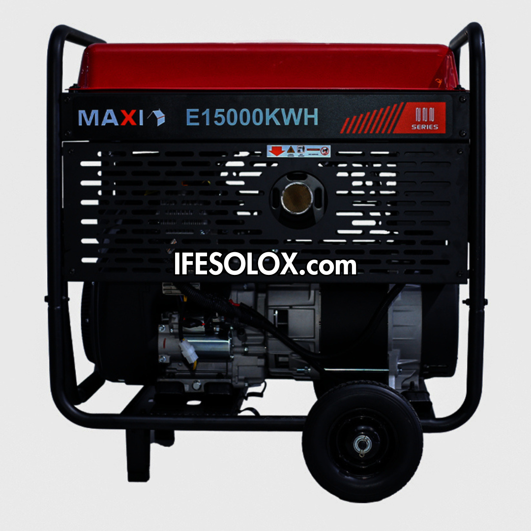 MAXI E15000KWH 18.75KVA Pure Copper Key Start Gasoline Generator with 3 PHASES - Brand New